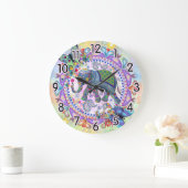 Henna Elephant Grote Klok (Huis)