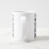 Henna Elephant Grote Koffiekop (Achterkant)