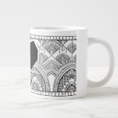 Henna Elephant Grote Koffiekop (Rechts)