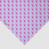 Henna Elephant (roze/Paars) Tissuepapier (Detail)