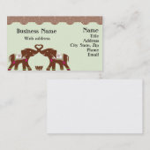 Henna Elephants Visitekaartjes (Voorkant / Achterkant)