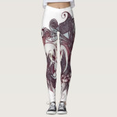 henna feather pants leggings (Voorkant)