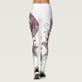 henna feather pants leggings (Achterkant)