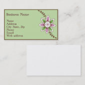 Henna Flower Visitekaartje (Voorkant / Achterkant)