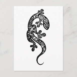 Henna Gecko van Cynthia McDonald Briefkaart