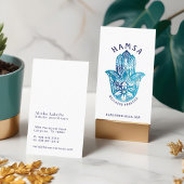 Henna Hamsa Wellness Holistic Decorative Hand Visitekaartje