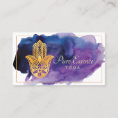 Henna Hamsa Wellness Holistic Decorative Hand Visitekaartje (Voorkant)