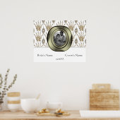 Henna Hand (Golden) (bruiloft) Banner Poster (Keuken)