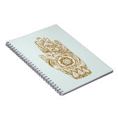 Henna Hand Lotus Notitieboek (Rechterzijde)