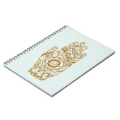 Henna Hand Lotus Notitieboek (Linkerzijde)