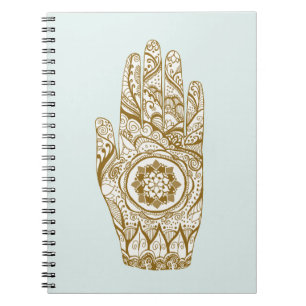 Henna Hand Lotus Notitieboek