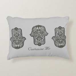Henna Hand of Hamsa (Origineel) Decoratief Kussen