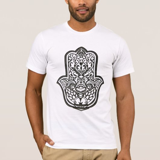Henna Hand of Hamsa (Origineel) T-shirt (Voorkant)
