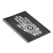 Henna Hand Tattoo met Lotus Flower Notitieboek (Rechterzijde)