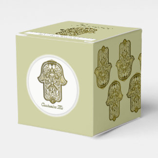 Henna Hand van Hamsa (Gouden) Bedankdoosjes