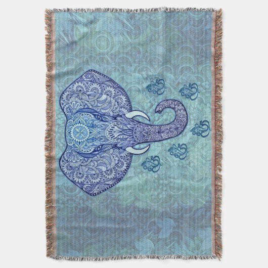 Henna India lord-Ganesh Deken (Voorkant Verticaal)