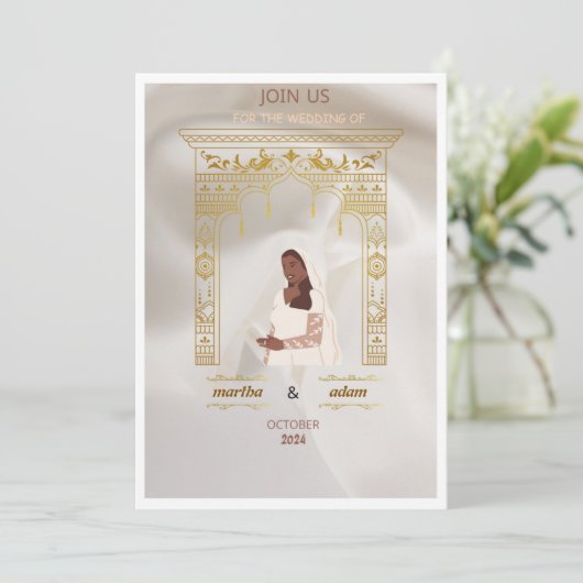 henna kaart (Staand voorkant)