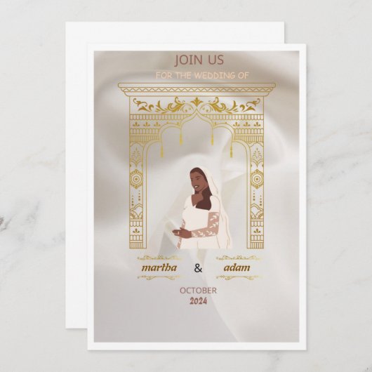 henna kaart (Voorkant / Achterkant)