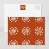 Henna Mandala Briefkaart (Voorkant / Achterkant)
