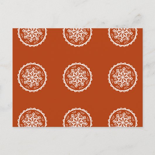 Henna Mandala Briefkaart (Voorkant)