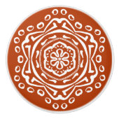Henna Mandala Keramische Knop (Voorkant)