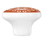 Henna Mandala Keramische Knop (Zijkant)