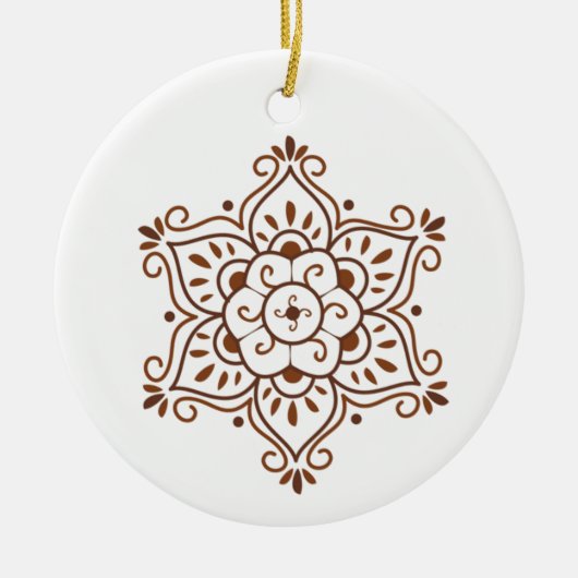 Henna Mandala Ornament (Voorkant)