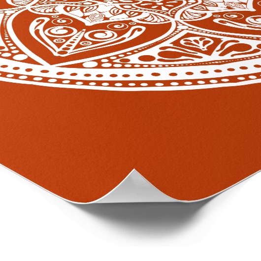 Henna Mandala Poster (Hoek)
