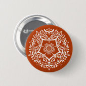 Henna Mandala Ronde Button 5,7 Cm (Voorkant /achterkant)