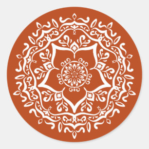 Henna Mandala Ronde Sticker