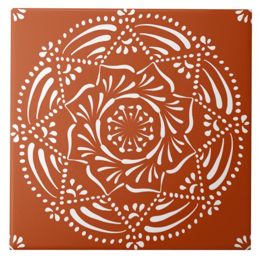 Henna Mandala Tegeltje (Voorkant)