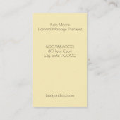 Henna Mehndi Hands Visitekaartje (Achterkant)