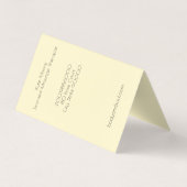 Henna Mehndi overhandigt massage therapeut praktij Visitekaartje (Achterkant)