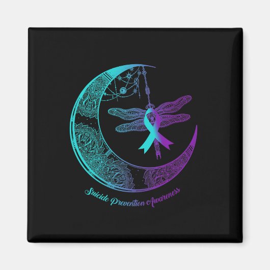 Henna Moon Dragonfly: zelfmoordpreventie Magneet (Voorkant)