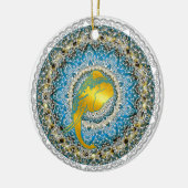 Henna Olifant Mandala Ganesha Mindfulness Cadeaus Keramisch Ornament (Links)