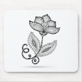 Henna Paisley Mehndi Doodles Muismat (Voorkant)