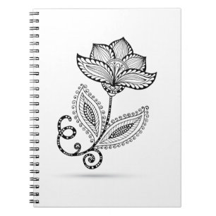 Henna Paisley Mehndi Doodles Notitieboek