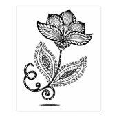 Henna Paisley Mehndi Doodles Rubberstempel (Afrduk)