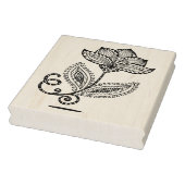 Henna Paisley Mehndi Doodles Rubberstempel (Stempel)