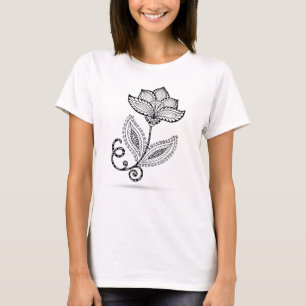 Henna Paisley Mehndi Doodles T-shirt