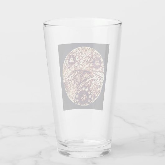 Henna patroon glas (Achterkant)