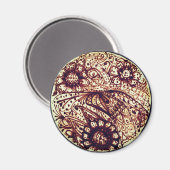 Henna patroon magneet (Voorkant / Achterkant)