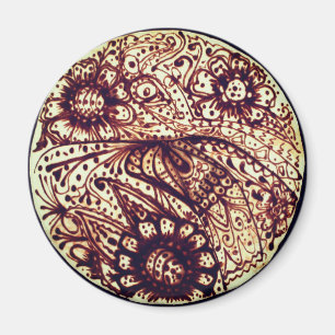 Henna patroon magneet
