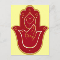 Henna Peace and Love Hamsa