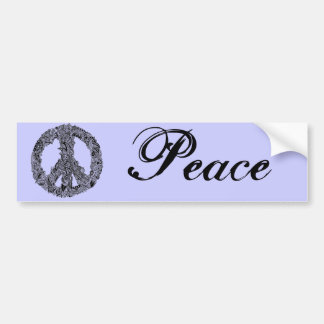 Henna Peace Sign Bumpersticker