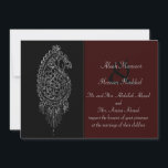 Henna Peacock Kaart<br><div class="desc">Dit speciale ontwerp gebruikt de vorm van een pauw die traditioneel schoonheid symboliseert in medicamenten. Mehndi is een ceremoniële kunstvorm uit het oude India. Moslims gebruiken het ook als een indicatie van de leeftijd. De ingewikkelde patronen van media worden typisch toegepast op bruiden vóór trouwceremonies. De bruidegom is ook geschilderd...</div>