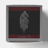 Henna Peacock (zilver) Bedankdoosjes (Bovenkant)