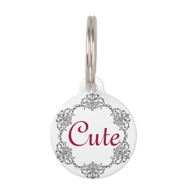 Henna Pet Tag Huisdierpenning (Voorkant)