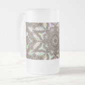 Henna Phoenix Original Art Mandala Bagage Hoesje Matglas Bierpul (Voorkant links)