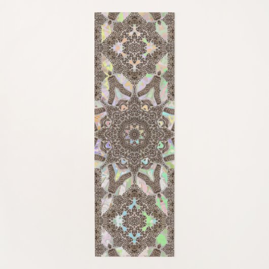 Henna Phoenix Originele Kunst Mandala Yoga Mat (Voorkant)